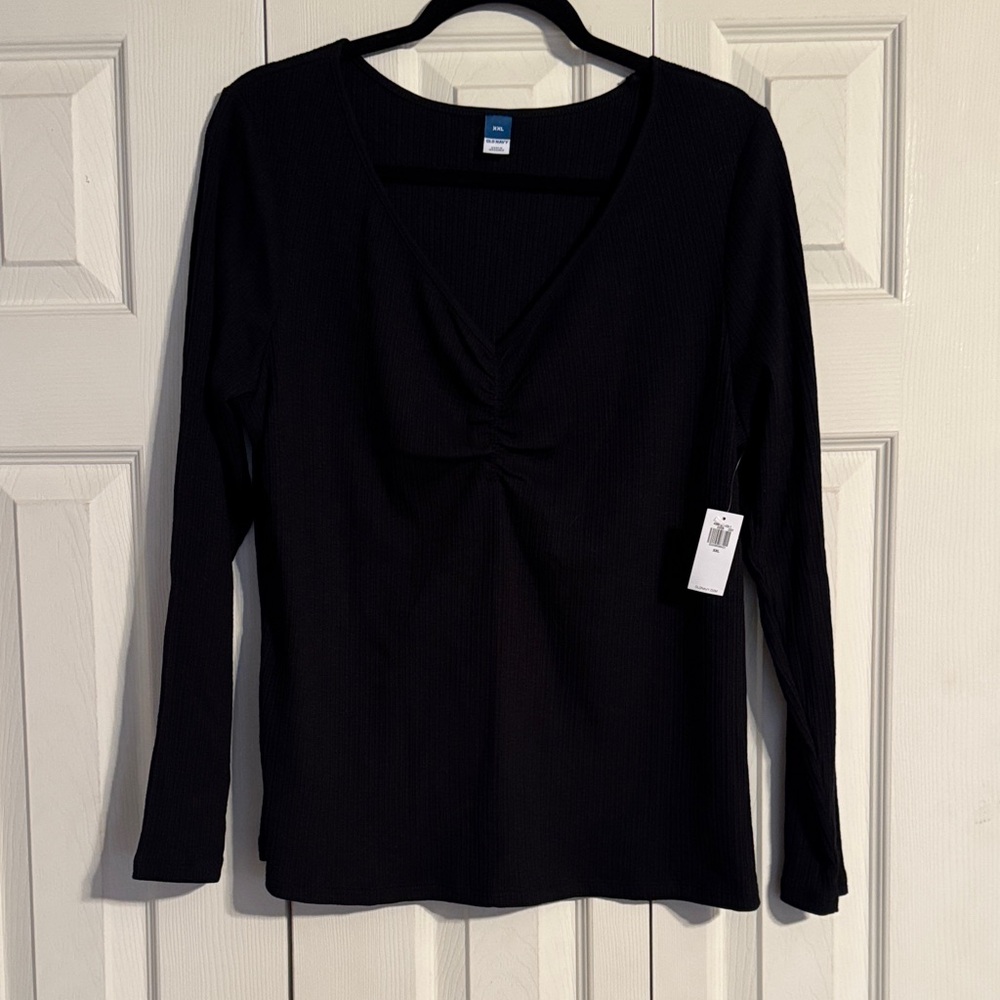 Old Navy Black Long Sleeve Top